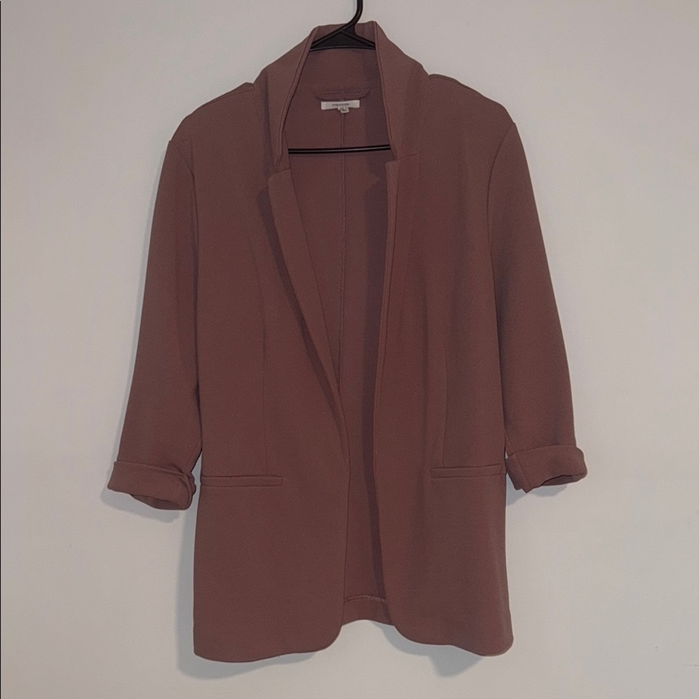Tailored Blazer with Notched Lapels